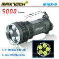 Maxtoch MI6X-5 XML T6 5000 Lumen Griff 5 * Cree LED Taschenlampe Jagd